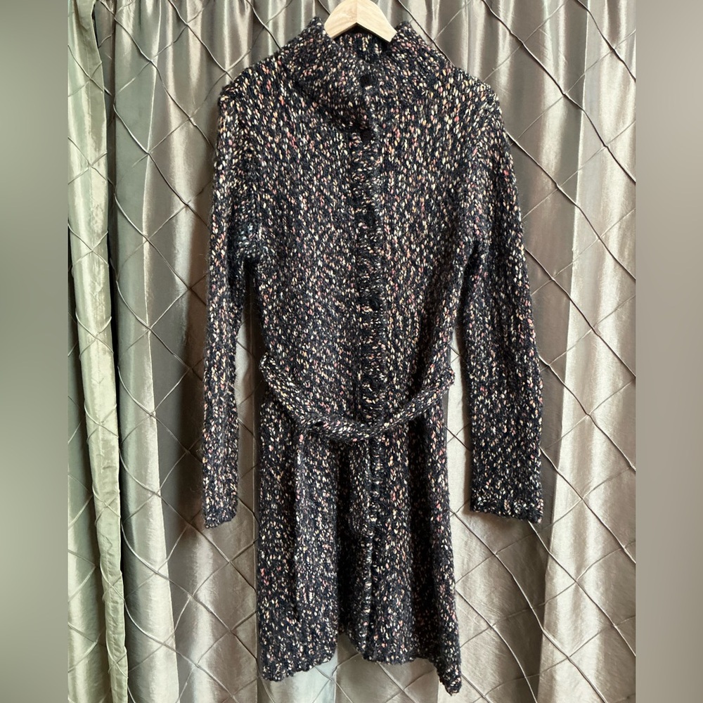EUC- Kenzie Belted Button Front Cardigan/Coat
